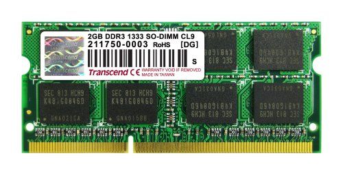  SODIMM DDR3 2GB Transcend TS256MSK64V3U PC3-10667 1333Mhz