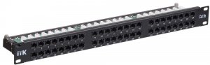  Патчпанель 19, 48xRJ45, UTP, Кат. 5е ITK PP48-1UC5EU-K05