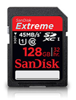  Карта памяти 128GB SanDisk SDSDX-128G-X46 Secure Digital Card SDXC Class 10 45MB/s