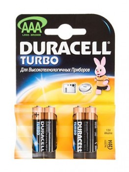  Батарейка Duracell LR03 Turbo