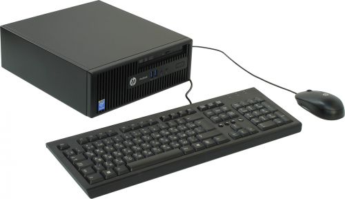  Компьютер HP ProDesk 400 G3 T9S88ES Pentium Dual Core G4400 (3.3GHz), 4096MB, 500GB, DVD RW, Shared VGA, DOS, клавиатура+мышь