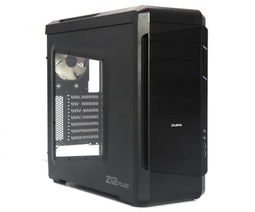  ATX Zalman Z12 Plus черный с окном, без БП (3x120mm, USB2.0 x2 + USB3.0 x2, Audio)