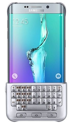  для телефона Samsung Galaxy S6 Edge Plus Keyboard Cover S6 edge+ серебристый (EJ-CG928RSEGRU)