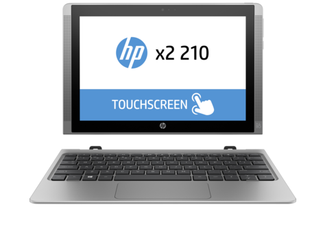  HP x2 210 G1 Atom Z8300 1.44GHz 10.1" WXGA LED Touch Cam,2Gb DDR3,32Gb,WiFi,BT,Tablet with Keyboard 1.2kg,1y,Win10.Pro(64)