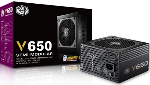  Блок питания ATX Cooler Master Vanguard V650 (RS650-AMAAG1-EU) 650W, Fan 120mm, полностью модульный, 80Plus Gold