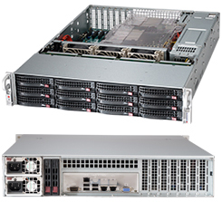  Корпус серверный 2U Supermicro CSE-826BE1C-R920LPB 12x3.5" HS Bays, 1xiPass, 13"x13.68" EE-ATX, eATX, 7x LP, 2x920W Platinum, rail)