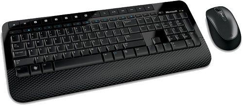  Клавиатура и мышь Wireless Microsoft Optical Desktop 2000 USB, black, Blue Track, M7J-00012