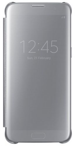  Чехол для телефона Samsung EF-ZG935CSEGRU (флип-кейс) для Galaxy S7 edge Clear View Cover серебристый