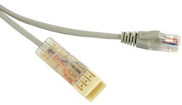  Кабель патч-корд Hyperline PC-110-RJ45-2P-CX-1M-GY