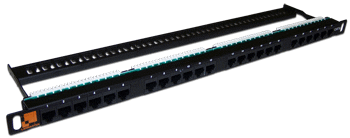  Патчпанель 19, 24xRJ45, UTP, Кат. 6 Lanmaster LAN-PPC24U6