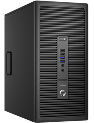  Компьютер HP ProDesk 600 G2 P1G51EA Core i5 6500 (3.2GHz), 4096MB, 500GB, DVD+/-RW, Shared VGA, Windows 10 Professional + Windows 7 Professional, key