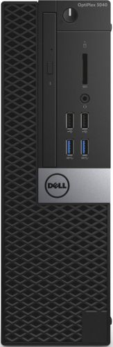  Компьютер Dell Optiplex 3040 SFF i3 6100 (3.7)/4Gb/SSD128Gb/HDG530/Windows 7 Professional 64 +W10Pro/клавиатура/мышь/черный/серебристый