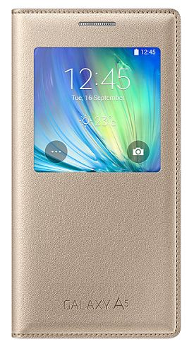  для телефона Samsung Galaxy A5 S View Cover золотистый (EF-CA500BFEGRU)