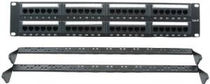  Патчпанель 19, 48xRJ45, UTP, Кат. 6 Cablexpert NPP-C648CM-001