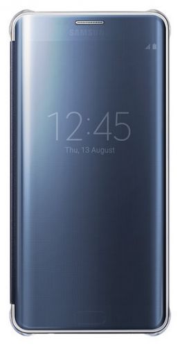  Чехол для телефона Samsung (флип-кейс) Galaxy S6 Edge Plus Clear View Cover G928 темно-синий/прозрачн