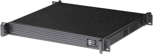  серверный 1U Procase UM136-B-0 rear/front-access, черный, без блока питания, глубина 360мм, MB 9.6"x9.6"
