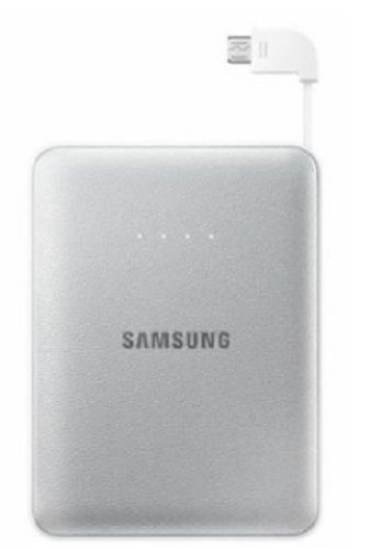  Аккумулятор внешний универсальный Samsung EB-PG850BSRGRU 8400mAh 2A серый/белый 2xUSB