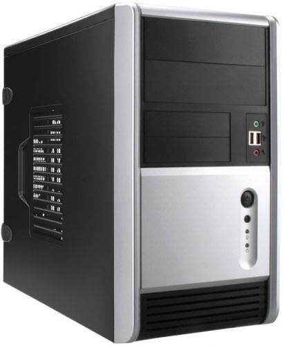  mATX In Win EMR006BS черный с серебром 450W (USB 2.0x2, Audio), 6100453