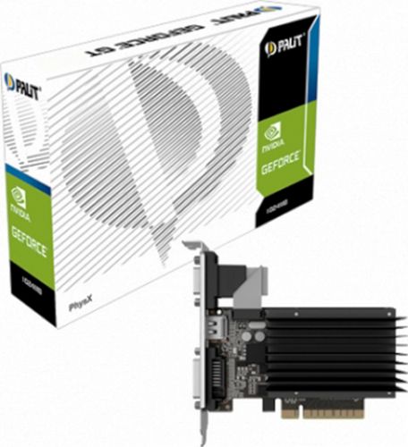  PCI-E Palit PA-GT730K-1GD3H 1GB GDDR3 64bit 28nm 902/1804MHz DVI, HDMI, VGA, RTL (NEAT7300HD06)