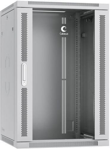  Шкаф настенный 19, 18U Cabeus SH-05F-18U60/35