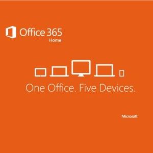  Подписка (электронно) Microsoft Office 365 для дома, 5 ПК/Mac + 5 планшетов, 1 год