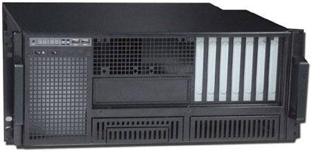  серверный 4U Procase FM420-B-0 front-access, черный, без блока питания, глубина 355мм, MB 12"x9.6"