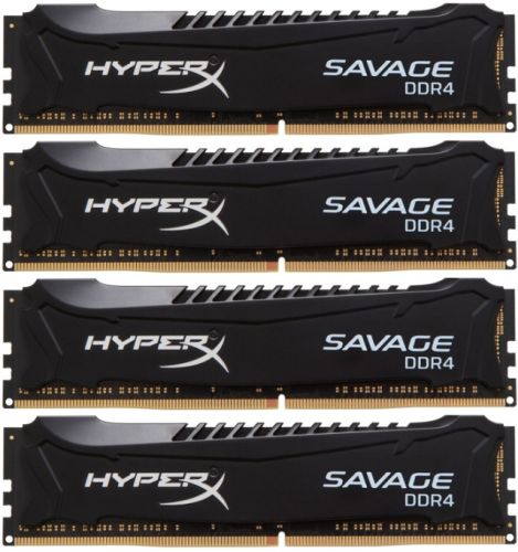  DDR4 32GB (4*8GB) Kingston HX428C14SB2K4/32 HyperX Savage Black 2800MHz CL14 1.35V