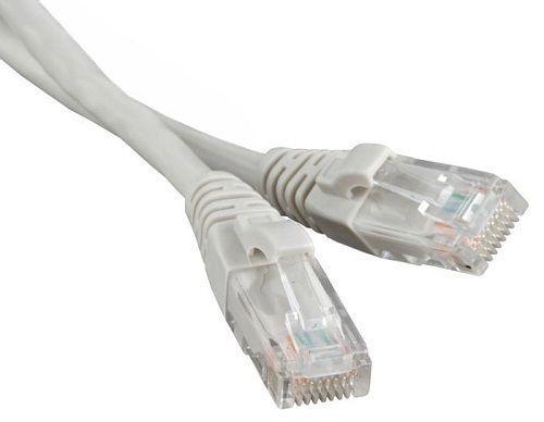  Кабель патч-корд UTP 6 кат. 10м. Hyperline PC-LPM-UTP-RJ45-RJ45-C6-10M-LSZH-GY