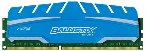  DDR3 32GB (4*8GB) Crucial BLS4C8G3D18ADS3BEU 1866MHz Ballistix Sport XT CL10 1.5V