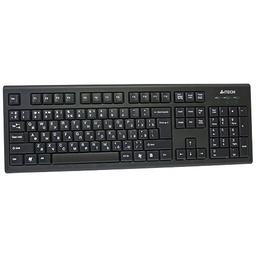  Клавиатура проводная A4Tech KR-85 USB, black