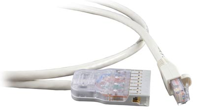  Кабель патч-корд Hyperline PC-110-RJ45-4P-C6-2M-GY