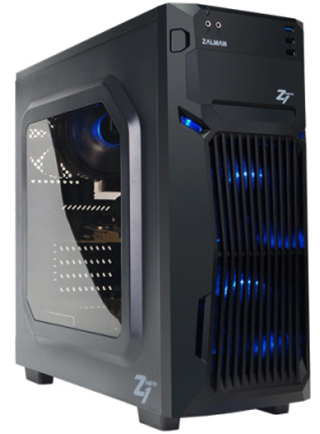  ATX Zalman Z1 NEO черный, без БП (2x120mm, USB2.0 x2 + USB3.0, Audio)