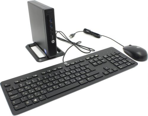  Компьютер HP 260 G2 X9D61ES Core i3 6100U (2.3GHz), 4096MB, 256GB SSD, No DVD, Shared VGA, клавиатура + мышь, Windows 10