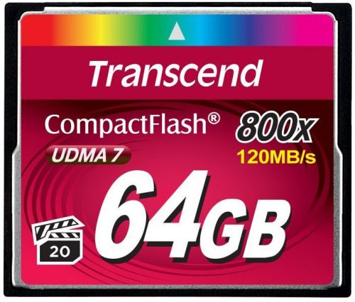  Карта памяти 64GB Transcend TS64GCF800