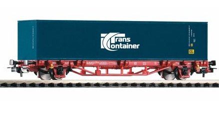  Платформа грузовая PIKO 57773 Lgs579 2x20 и контейнер Transcontainer