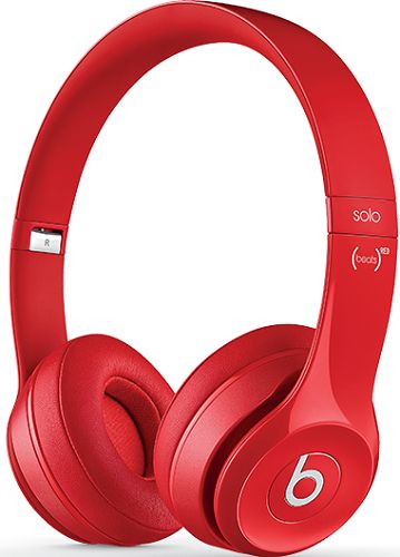 Apple Beats Solo2 On-Ear Headphones Red