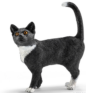 Игровая фигурка Schleich 13770 Кошка черно-белая