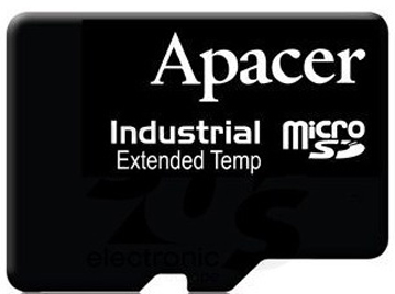  Электронный диск Apacer 86.MA110.2000C 1Gb Industrial MicroSD AP-MSD01GISI-T SD1GB-40в„ѓ~+85в„ѓSLC