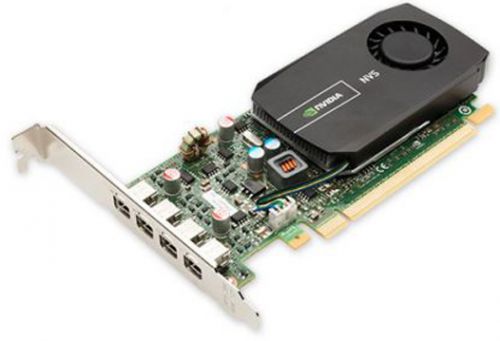  PCI-E PNY NVIDIA Quadro 510 2GB PCIEx16 128-bit Low Profile 4xmDP to DP adapter cables Bulk (VCNVS510DPBLK-1)