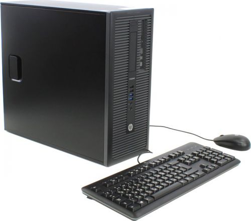  Компьютер HP EliteDesk 800 G1 J0F08EA Coreв„ў i5 4590 (3.3GHz), 4096MB, 500GB, DVD+/-RW, Shared VGA, Windows 8 Professional, keyboard + mouse