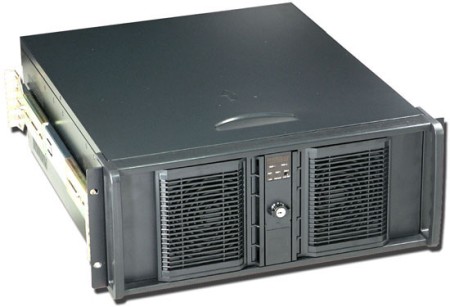  серверный 4U Procase EB400-B-0 черный, без блока питания, глубина 480мм, MB 12"x13"