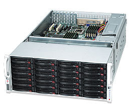  Корпус серверный 4U Supermicro CSE-847E16-R1400LPB (36x3.5" HS w EXP, 13.68"x13", E-ATX, 7xLP, 2x1400W Gold)