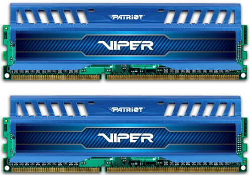  DDR3 8GB (2*4GB) Patriot PV38G160C9KBL Viper V3 PC3-12800 1600MHz CL9 1.5V Радиатор BLUE