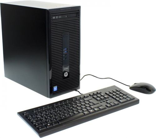  Компьютер HP ProDesk 490 G3 P5K13EA Core i7 6700 (3.4GHz), 16384MB, 1000GB, DVD RW, Shared VGA, Windows 10 Professional + Windows 7 Professional, Bla