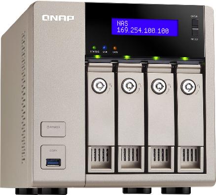  Сетевой RAID-накопитель QNAP TVS-463-8G