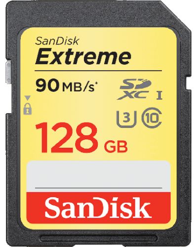  Карта памяти 128GB SanDisk SDSDXNF-128G-GNCIN Class 10 Extreme UHS-I (U3) R/W 90/60MB/s