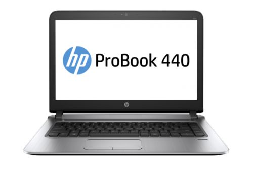  HP ProBook 440 G3 W4N86EA Core i3 6100U(2.3Ghz)/4096Mb/128SSDGb/noDVD/Int:Intel HD Graphics 520/Cam/BT/WiFi/44WHr/war 1y/1.68kg/Metallic Grey