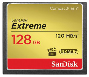  Карта памяти 128GB SanDisk SDCFXS-128G-X46 Extreme 120MB/s