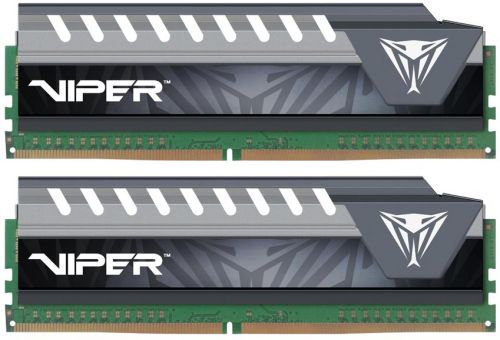  DDR4 16GB (2*8GB) Patriot PVE416G213C4KGY Viper Elite PC3-17000 2133MHz CL14 1.2V Радиатор GRAY