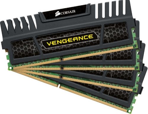  DDR3 16GB (4*4GB) Corsair CMZ16GX3M4A1600C9 Vengeance Heatspreader PC3-12800 1600MHz,XMS Unbuffered CL 9-9-9-24